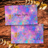 Eleganter moderner Retro Gold Opal Stone Vielen Da Runder Aufkleber