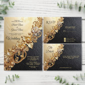 Gold Floral Embellishments Planner Planer (Personalisiere diese Kollektion eines unabhängigen Creators.)