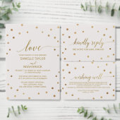 Gold Polka Dots Brautparty (Personalisiere diese Kollektion eines unabhängigen Creators.)