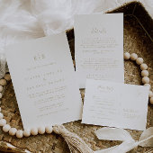 Gold Minimalistisch Brautparty Welcome Poster