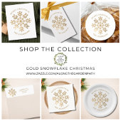 Gold Snowflakes Weihnachten
