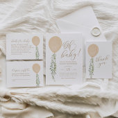 Sage keine neutrale Baby-Dusche aus dem Baby-Gold- Poster