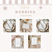Golden Meadow Wildflower Wedding Einladung