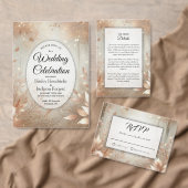 Golden Rosewood Enchanted Forest Wedding Save The Date (Personalisiere diese Kollektion eines unabhängigen Creators.)