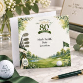 Golfparty 80. Geburtstag Serviette