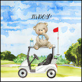 Golf Baby Dusche Einladung