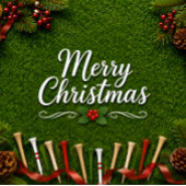 Golf Weihnachten auf Putting Green