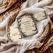 Gothic Arch Midnight Birthday Dankeskarte