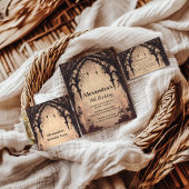 Gothic Arch Midnight Birthday Einladung