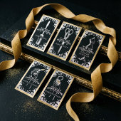 Gothic Vintage Beauty Lash Studio Black Luxury Visitenkarte