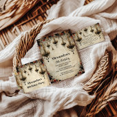 Gothic Chandelier Roses Birthday Einladung