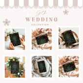 Gothic Garden Wedding Romance Dankeskarte