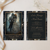 Gothic Abstrakt Floral Pattern Serviette