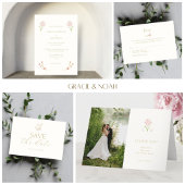 Weiß | Blumenhochzeit Tischnummer