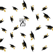 Klasse des Schwarz-Weiß-Abschlusses 2025 Begleitkarte