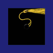 Kurzer Tischläufer der Blue Graduation Party