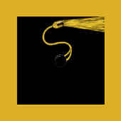 Gold-Abschluss 2025 Geschenkanhänger