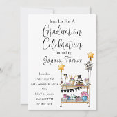 Script Bar Cart Abschluss Dankeskarte