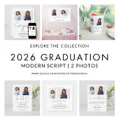 2 Foto Glückwunsch Grad 2022 Abitur Party Einladung