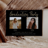 Moderne Minimalistische Abschluss Einladung