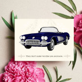 Vatertag, To My Husband, klassische Autokarte Einladung