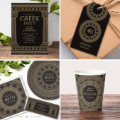 Elegante antike Griechenland Party Tischnummern