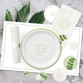 Wedding Green Chic Geschenkpapier Set
