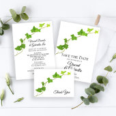 Grünes Englisch Ivy Vine Wedding Paper Cups Pappbecher