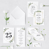 Eukalyptusgrün Brautparty mimosa Bar Poster