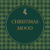 Green Gingham Christmas Mood