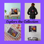Kleines grünes Monster & Pumpkin Friend Serviette
