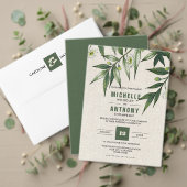 Wild Meadow | Grüne botanische Hochzeitsprogramme Programm (Personalisieren Sie die Kollektion dieses unabhängigen Creators. Test)