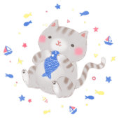 Miss You: Katzen- und Papierboote Einladung