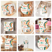 Groovy Retro Rainbow Birthday Party Napkins Serviette