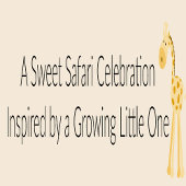 Giraffe Family Growing Tall Birthday Pappteller