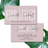 Moderne Typografie-Schrift grau Visitenkarte