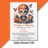 Halloween-Kinderdusche - Lila Gotisches Baby Serviette