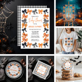 Tante zu Halloween Coquette Bows Button