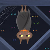 Halloween Niedlich Bat DIY Blank Einladung