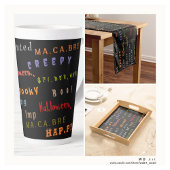 Personalisierte Tränke, buntes Halloween-Spinnenne Keramik Ornament