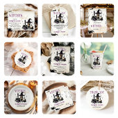 Hexen Halloween Night Party Geschenkanhänger