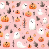 Ghost rosa Helloween Wrapping Paper Sheets Rechteckiger Pappuntersetzer