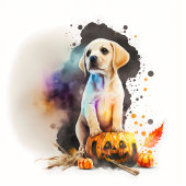 Halloween Stickers - Niedliche Wasserfarben Aufkleber
