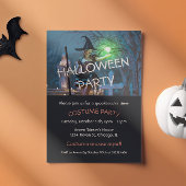 Halloween-Mädchen im Wald Puzzle