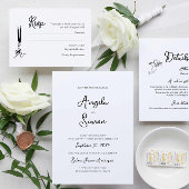 Whimsical Hand gezeichnetes Wappen Gästebuch