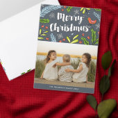 Holly Berry Sprig Geschenk Tag Adressaufkleber (Personalisiere diese Kollektion eines unabhängigen Creators.)