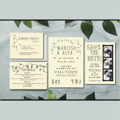 Einladung zu handgefertigten Hochzeiten