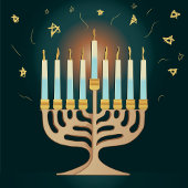 Personalisiert Pink Hanukkah Schürze