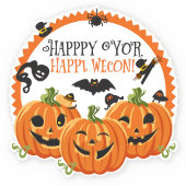 Frohes Halloween Dankeskarte