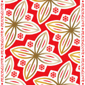 HAPPY HOLIDAYS | Frieden und Liebe | Poinsettia mi Schneekugeln